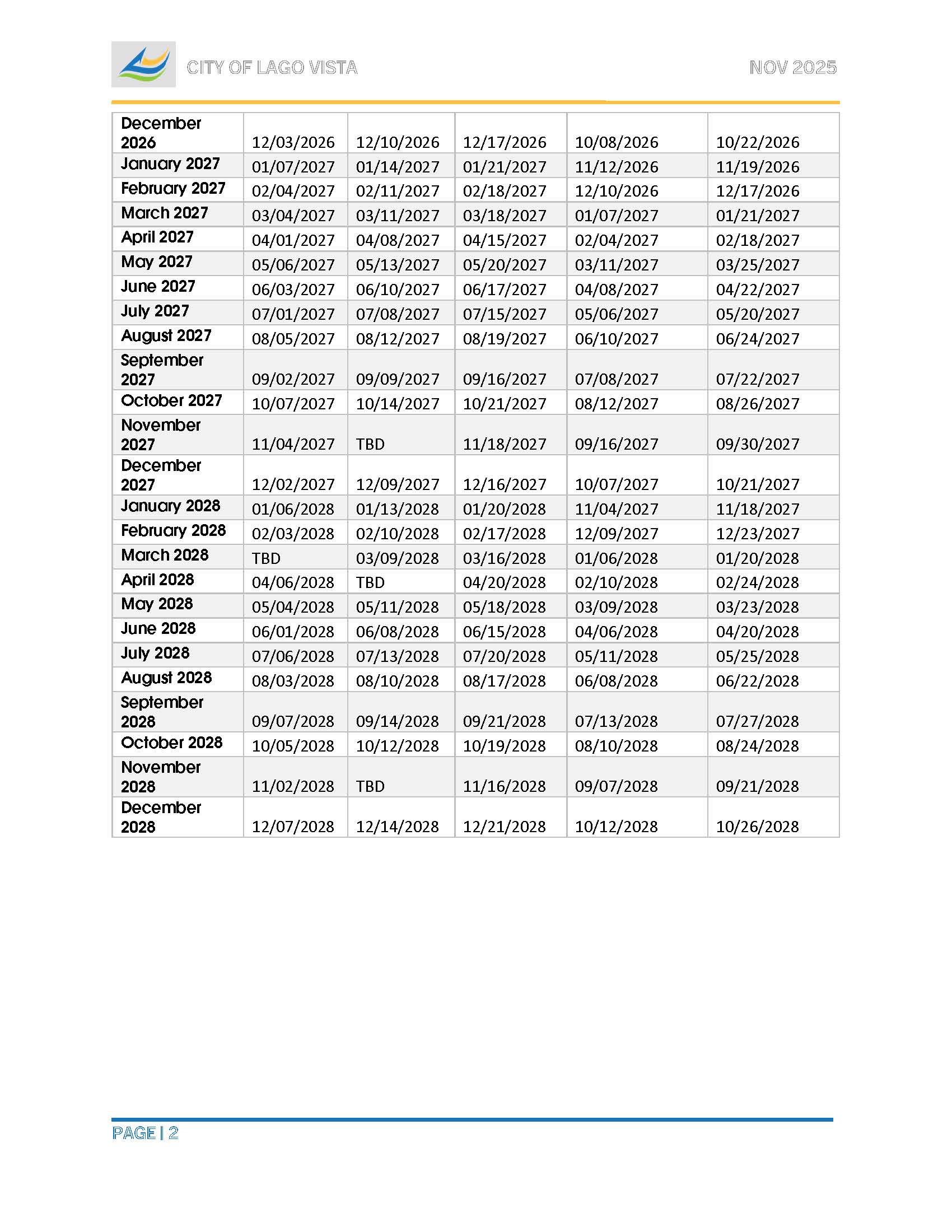 Submission Calendar Page2