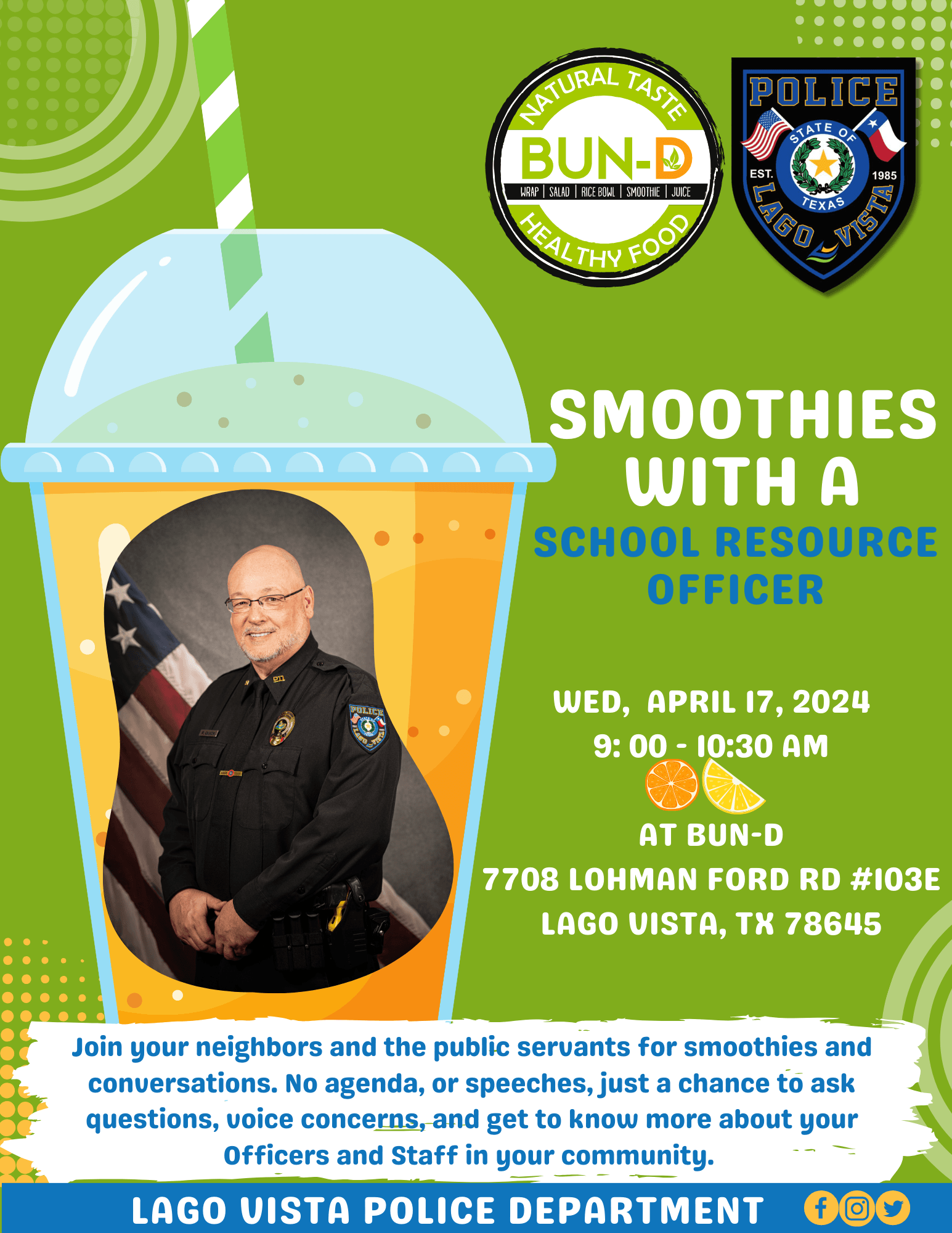 _Smoothie with a SRO Flyer