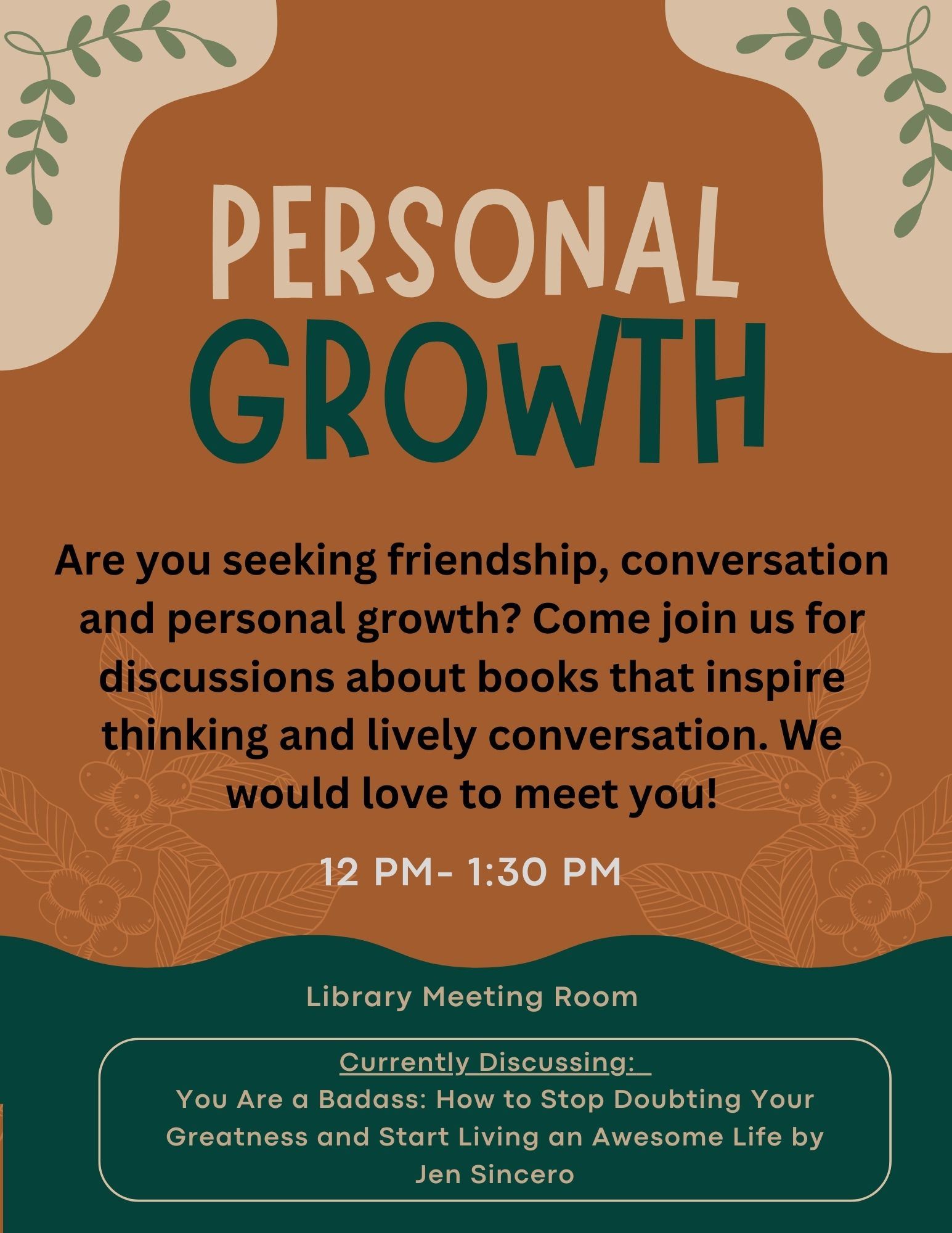 Personal Growth Flyer