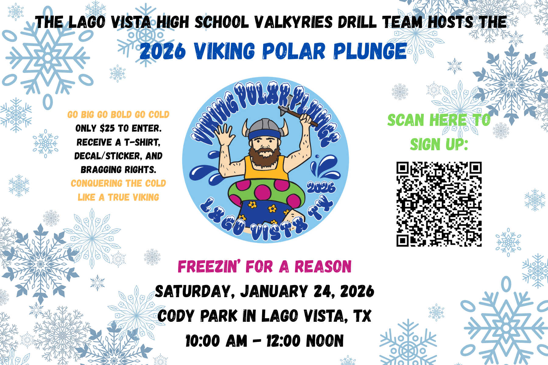 2026 Viking Polar Plunge flyer